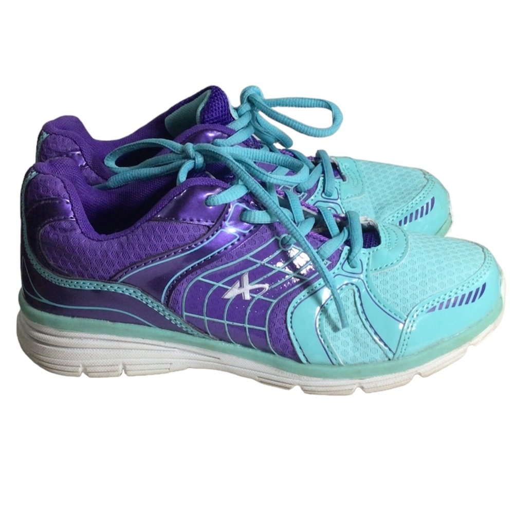 Athletech Willow 2 Women’s Running Walking Shoes Aqua Purple Size 6M